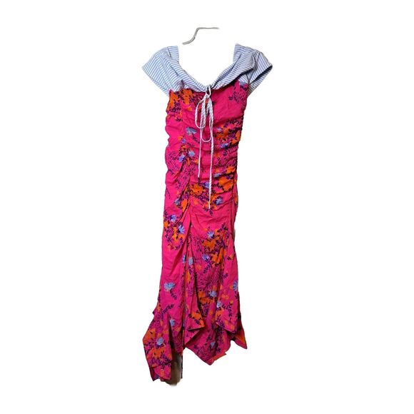 Tanya Taylor Falling Floral 100% Silk Virginia Dress Revolve Sz 2 MSRP $595 NWT - Picture 2 of 13